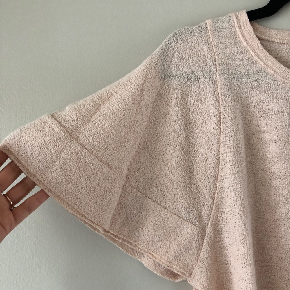Madewell Texture & Thread Flutter-Sleeve Top - image 3
